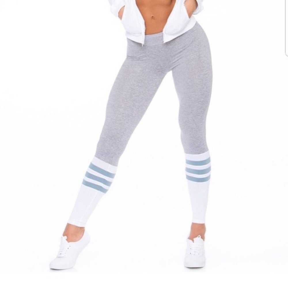 BOMBSHELL SPORTSWEAR classic OG sock leggings - platinum - medium